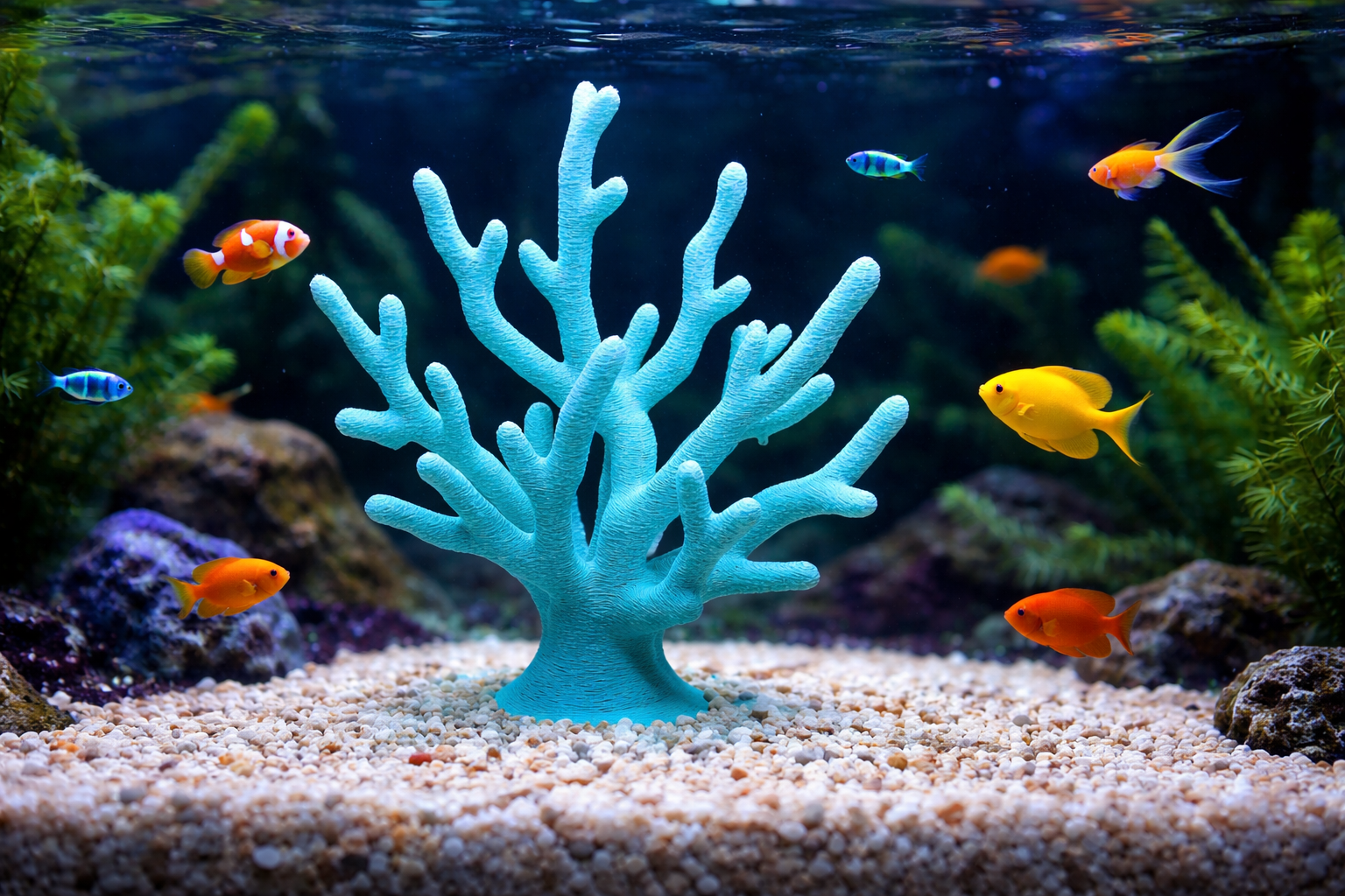 Aquarium Decoration - Custom underwater themed piece